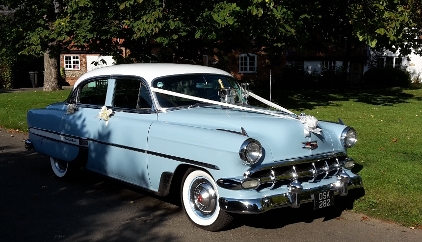 1954 Chevrolet American Wedding Car Hire In Great Hockham Norfolk